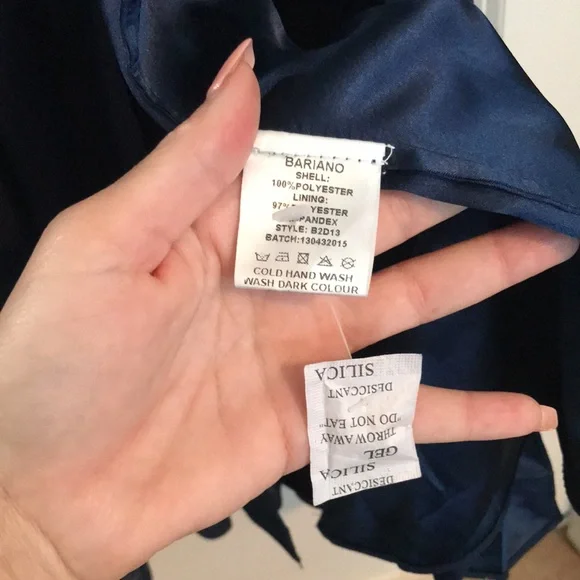 Ocean of Elegance Navy Maxi Dress. Prom! - Picture 11 of 12